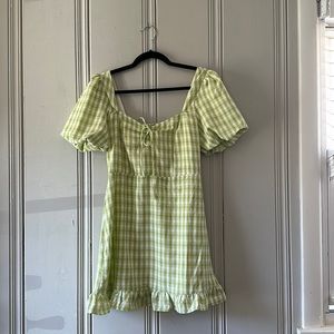 Gingham Mini Dress